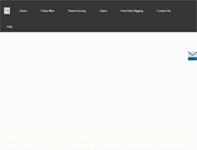 Tablet Screenshot of minsterfencing.com.au